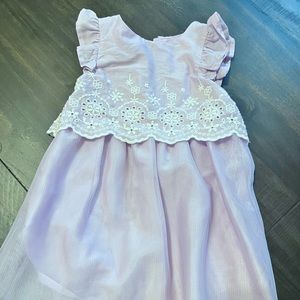 Toddler purple dress